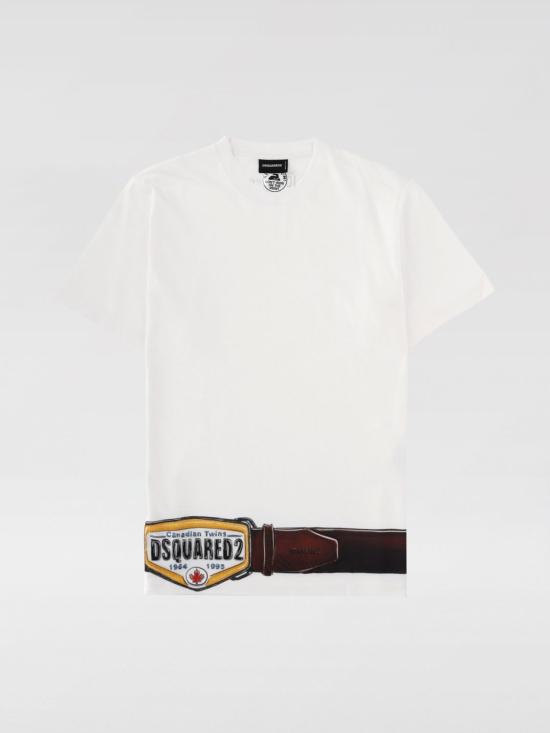 26SS 디스퀘어드2 반팔 티셔츠 S78GD0120D20033 100 White - DSQUARED2