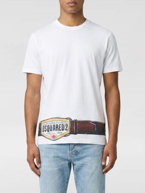 26SS 디스퀘어드2 반팔 티셔츠 S78GD0120D20033 100 White