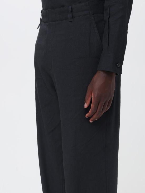 26SS 파올로페코라 스트레이트 팬츠 B0733632 9000 Black - PAOLO PECORA MILANO