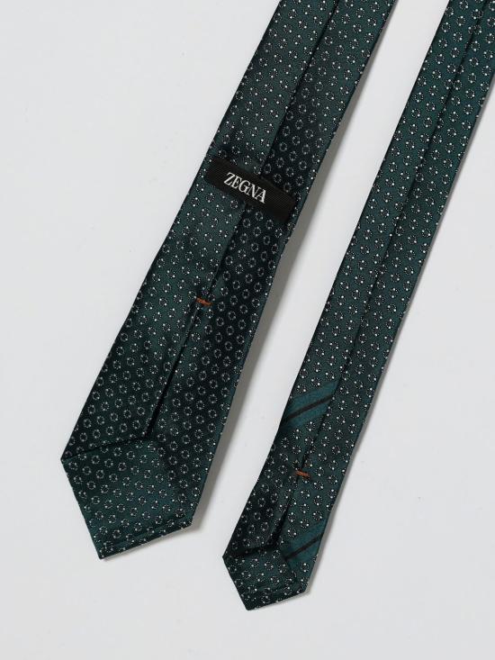26SS 에르메네질도제냐 넥타이 1PBZ3C44TA3 TE1 Green - ERMENEGILDO ZEGNA