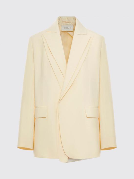 26SS 스포트막스 수트 자켓 2612041033600 001 Yellow - SPORTMAX