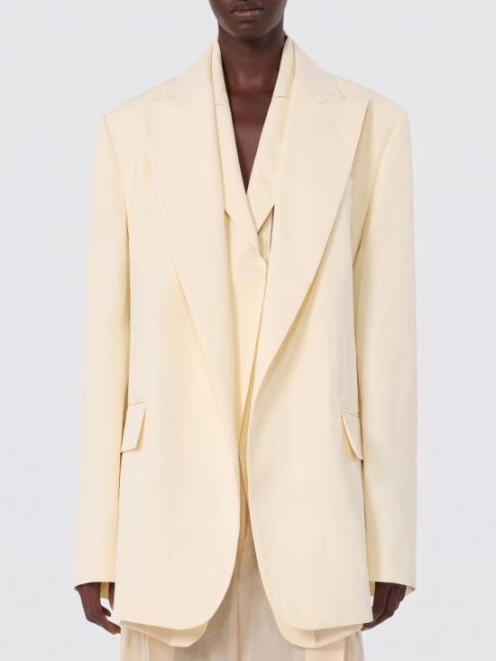 26SS 스포트막스 수트 자켓 2612041033600 001 Yellow