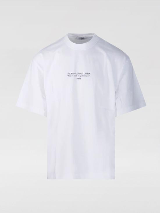 26SS 오프화이트 반팔 티셔츠 OMAA120S26JER007 1000 White - OFF WHITE