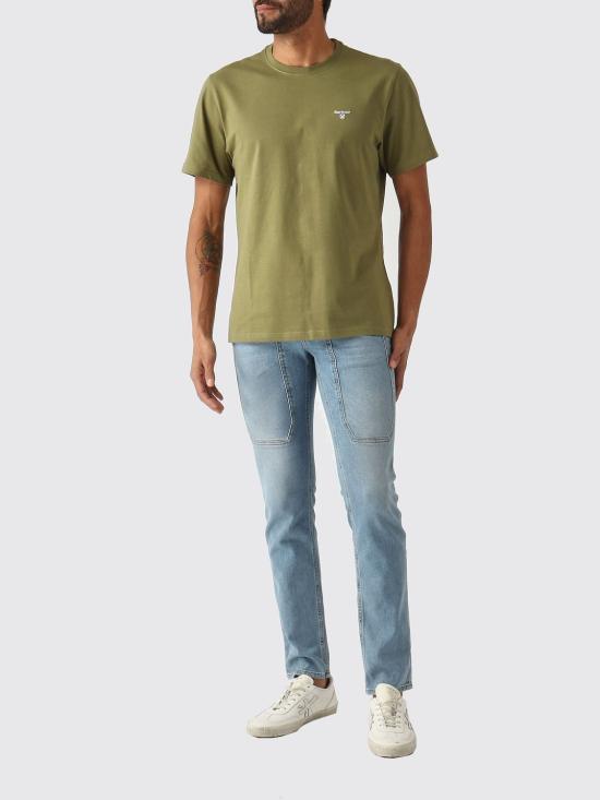 26SS 바버 반팔 티셔츠 MTS0331 OL39 Green - BARBOUR