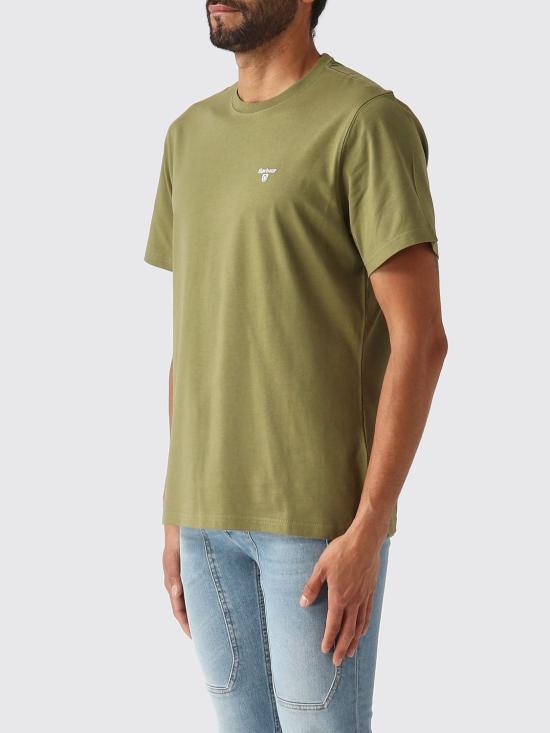 26SS 바버 반팔 티셔츠 MTS0331 OL39 Green - BARBOUR