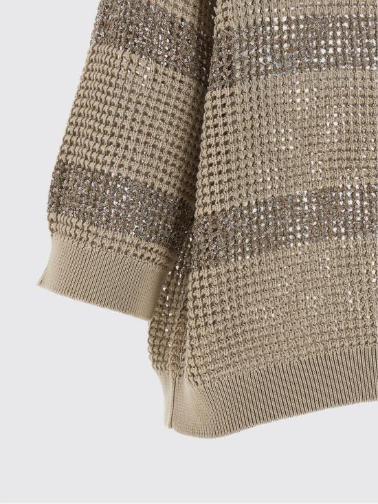26SS 브루넬로 쿠치넬리 스웨터 M58772800 CKH72 Beige - BRUNELLO CUCINELLI