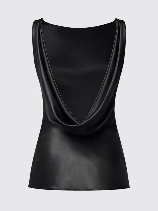 26SS 니나리찌 블라우스 26PCTO011SE1415 U9000 Black - NINA RICCI
