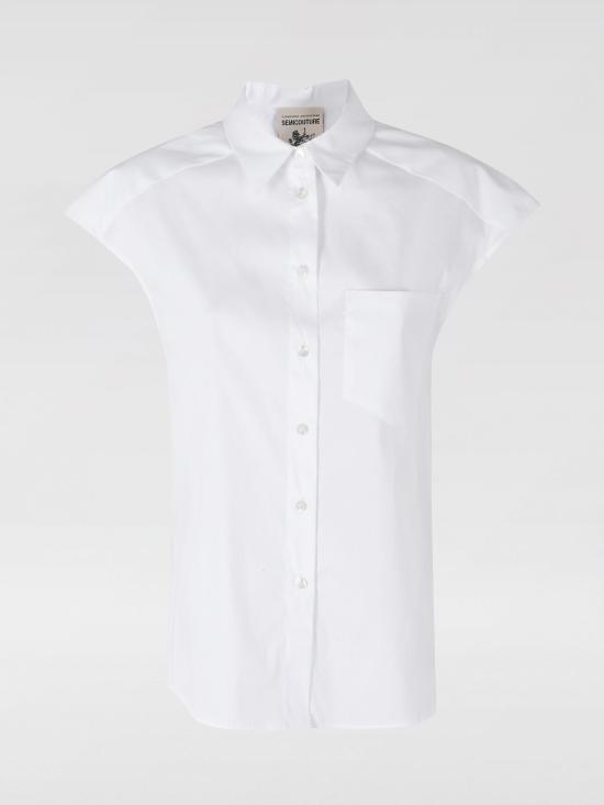 26SS 세미쿠튀르 셔츠 S6SK06 A03 White - SEMI-COUTURE
