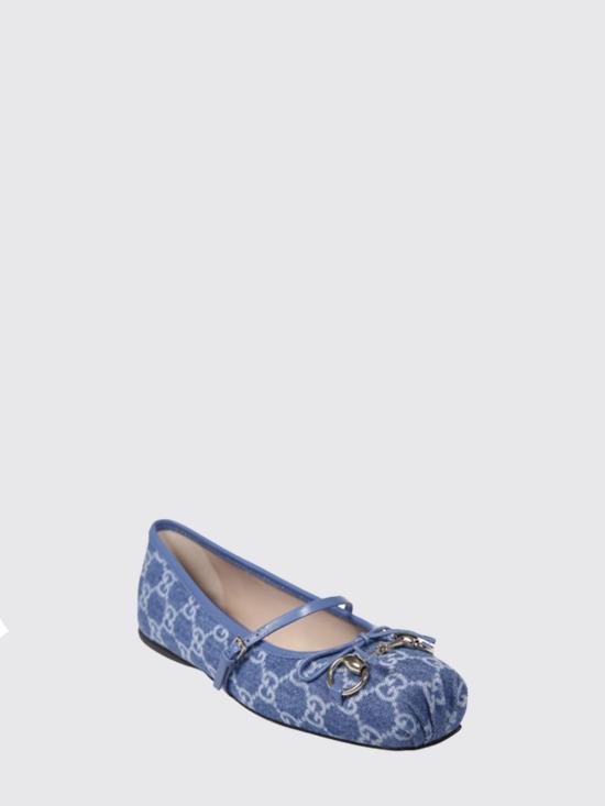 26SS 구찌 플랫 슈즈 814321FAFHR 4746 Blue - GUCCI