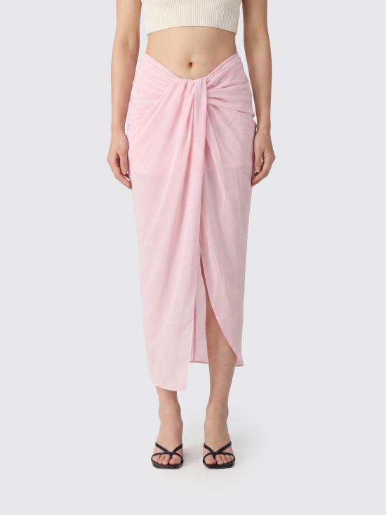 26SS 자크뮈스 롱 스커트 SKW00084BW00565 410 Pink