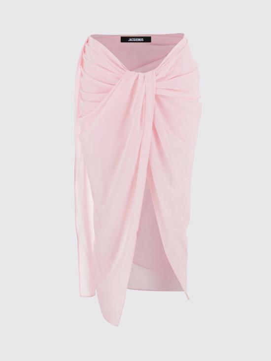 26SS 자크뮈스 롱 스커트 SKW00084BW00565 410 Pink - JACQUEMUS