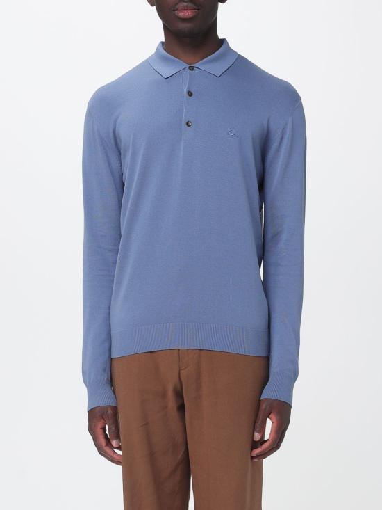 26SS 에트로 폴로 티셔츠 MRKF0028AQ408 B0068 Blue