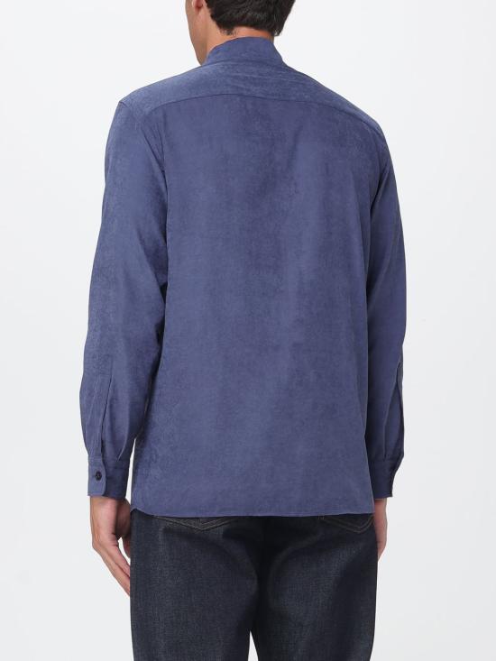 26SS 엠포리오 아르마니 긴팔 셔츠 EM005680TE20601 UB047 Blue - EMPORIO ARMANI