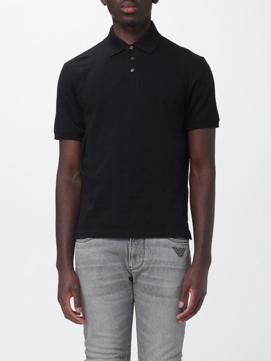 26SS 엠포리오 아르마니 폴로 티셔츠 EM004912AF10762 FC346 Black