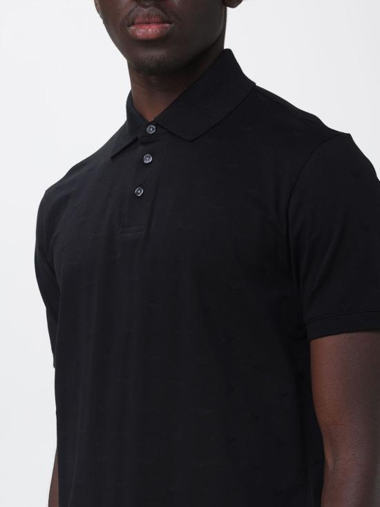 26SS 엠포리오 아르마니 폴로 티셔츠 EM004912AF10762 FC346 Black - EMPORIO ARMANI