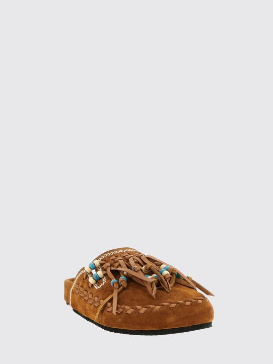 26SS 알라누이 뮬/슬리퍼 LWIJ006R26LEA001 6000 Brown - ALANUI