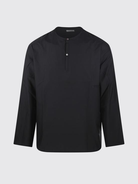 26SS 르메르 긴팔 셔츠 OT0013LF1500 BK998 Black - LEMAIRE