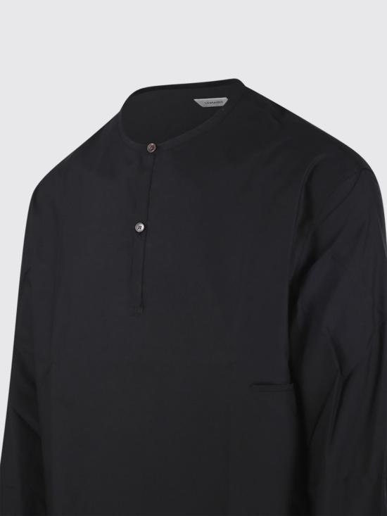 26SS 르메르 긴팔 셔츠 OT0013LF1500 BK998 Black - LEMAIRE