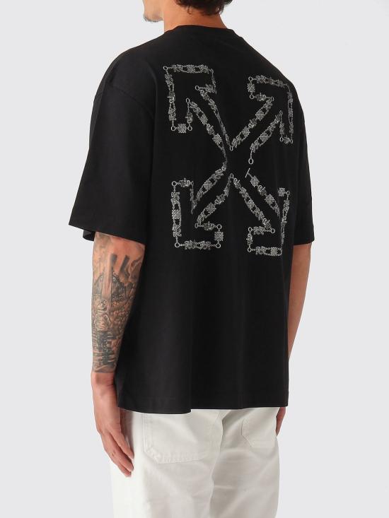 26SS 오프화이트 반팔 티셔츠 4MAA120S26J0040 001 Black - OFF WHITE