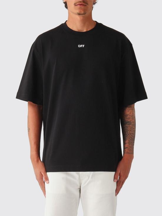 26SS 오프화이트 반팔 티셔츠 4MAA120S26J0040 001 Black