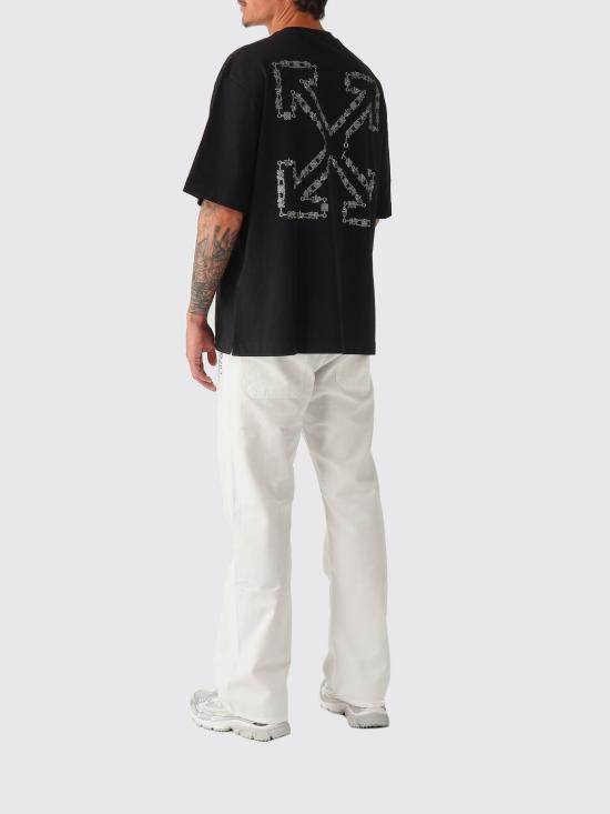 26SS 오프화이트 반팔 티셔츠 4MAA120S26J0040 001 Black - OFF WHITE