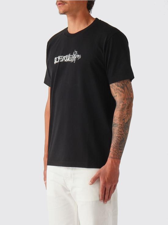 26SS 오프화이트 반팔 티셔츠 4MAA027S26J0070 001 Black - OFF WHITE