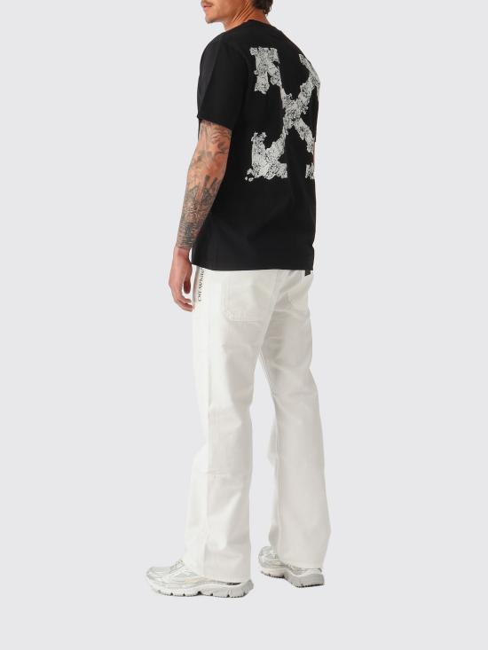 26SS 오프화이트 반팔 티셔츠 4MAA027S26J0070 001 Black - OFF WHITE