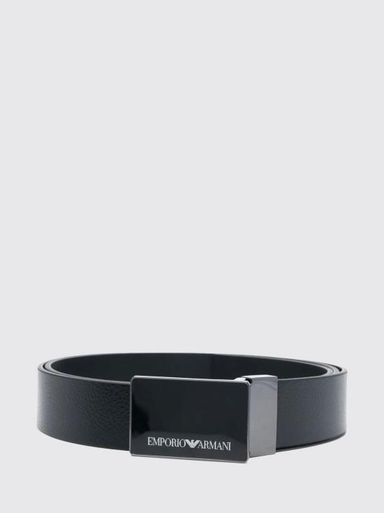 26SS 엠포리오 아르마니 가죽 벨트 Y4S427YTU7J 84372 Black