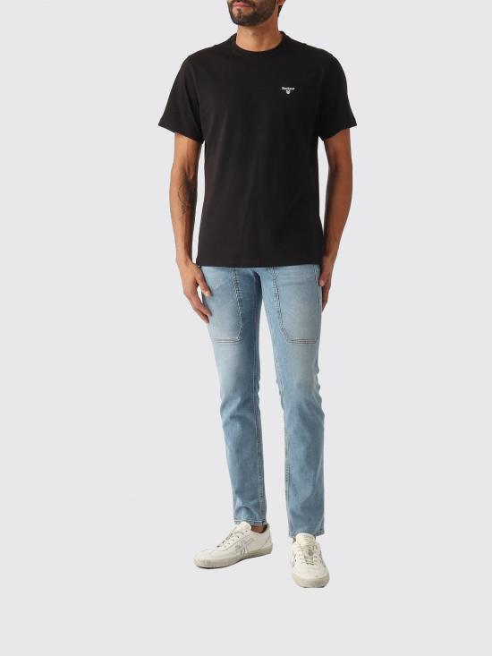 26SS 바버 반팔 티셔츠 MTS0331 BK31 Black - BARBOUR