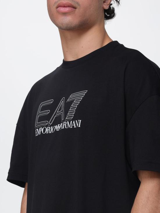 26SS 엠포리오 아르마니 반팔 티셔츠 7M001309AF10375 UC001 Black - EMPORIO ARMANI