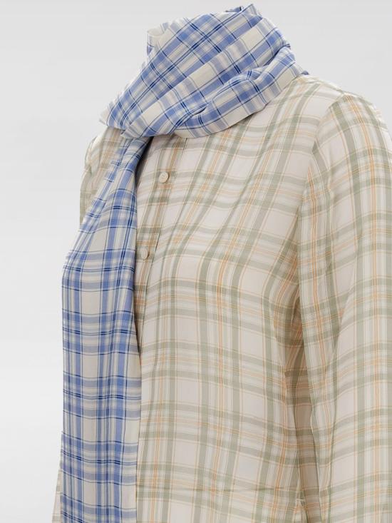 26SS 아크네 스튜디오 실크 스카프 블라우스 AC0816 AM2 Beige - ACNE STUDIOS