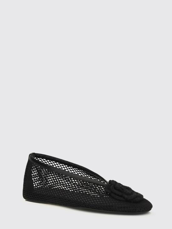 26SS 가니 플랫 슈즈 B1020190 099 Black - GANNI