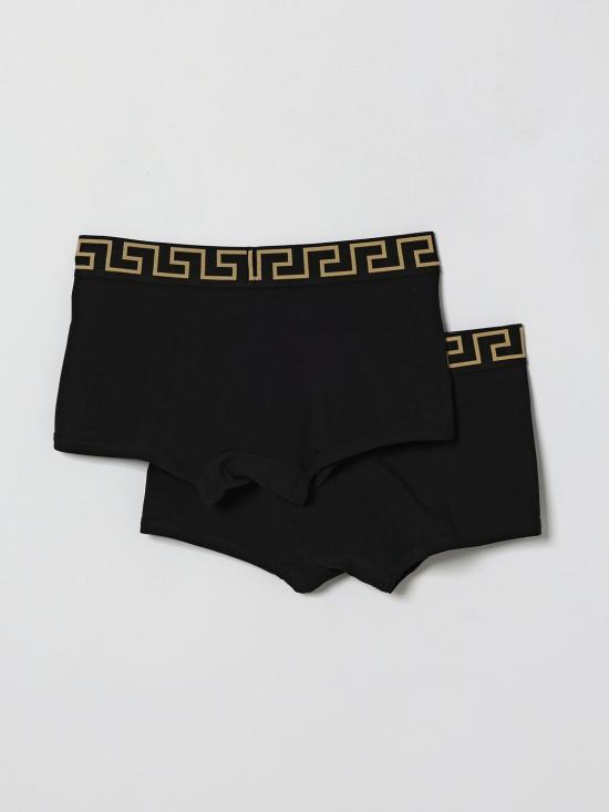 26SS 베르사체 팬티 AU101811A1001 1A80G Black 1 - VERSACE
