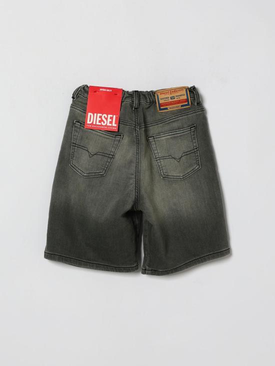 26SS [키즈] 디젤 데님 숏팬츠 J02690KXBRT K02 Black - DIESEL