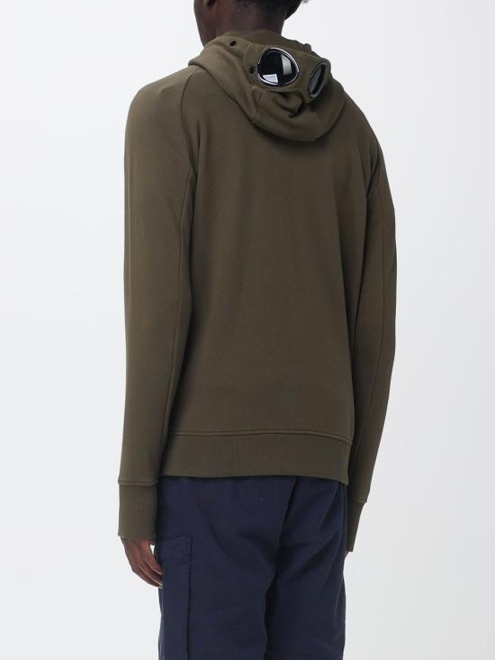 26SS 씨피 컴퍼니 다이애그널 레이즈드 플리스 고글 스웨트셔츠 RCCMSS715A005086W 683 Green - C.P. COMPANY