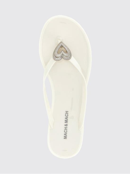 26SS 마흐앤마흐 뮬/슬리퍼 SS26S088805GUM WHT White - MACH&MACH