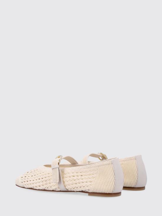 26SS 스튜어트 와이츠먼 플랫 슈즈 SN612 CHK Ivory - STUART WEITZMAN