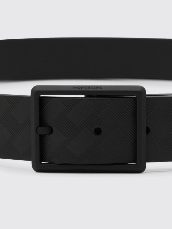 26SS 몽블랑 가죽 벨트 222197 BLACK Grey - MONTBLANC