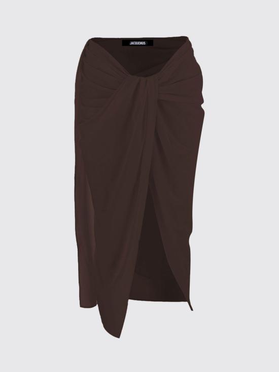 26SS 자크뮈스 롱 스커트 SKW00084BW00565 850 Brown - JACQUEMUS