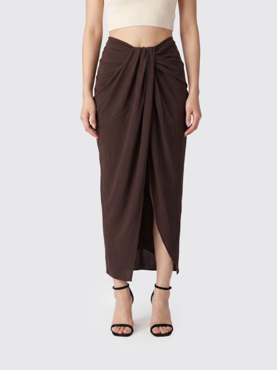 26SS 자크뮈스 롱 스커트 SKW00084BW00565 850 Brown