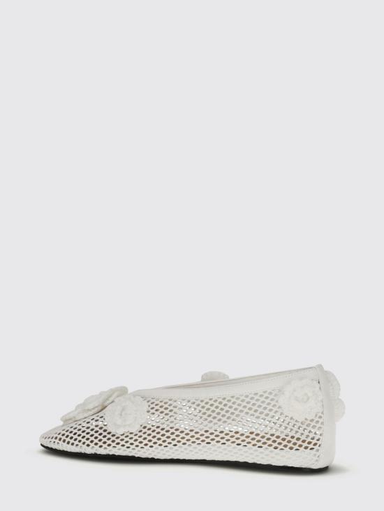 26SS 가니 플랫 슈즈 B1020179 135 White - GANNI