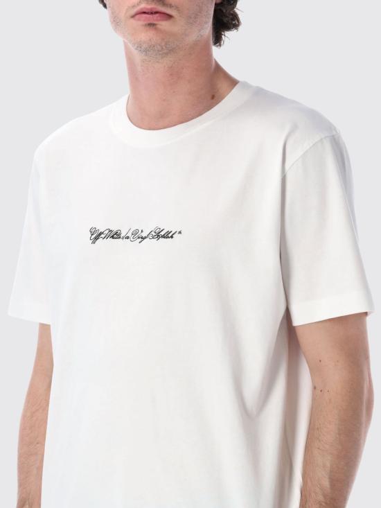 26SS 오프화이트 반팔 티셔츠 OMAA027S26JER002 1000 White - OFF WHITE