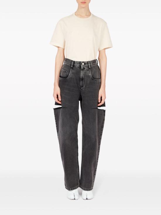 26SS 마르지엘라 컷아웃 진 S51LA0051 S30743 965 BLACK DOM - MAISON MARGIELA