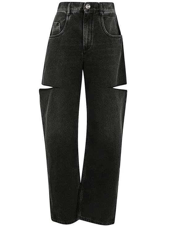 26SS 마르지엘라 컷아웃 진 S51LA0051 S30743 965 BLACK DOM - MAISON MARGIELA