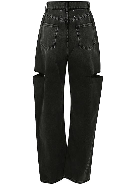 26SS 마르지엘라 컷아웃 진 S51LA0051 S30743 965 BLACK DOM - MAISON MARGIELA