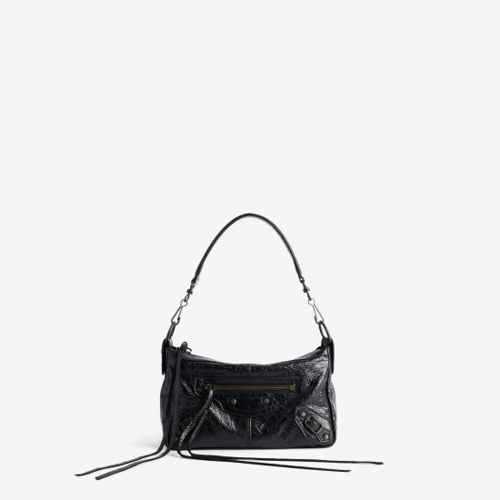 26SS 발렌시아가 르 시티 모토 미니백 866122 2ABEK 1000 BLACK DOM