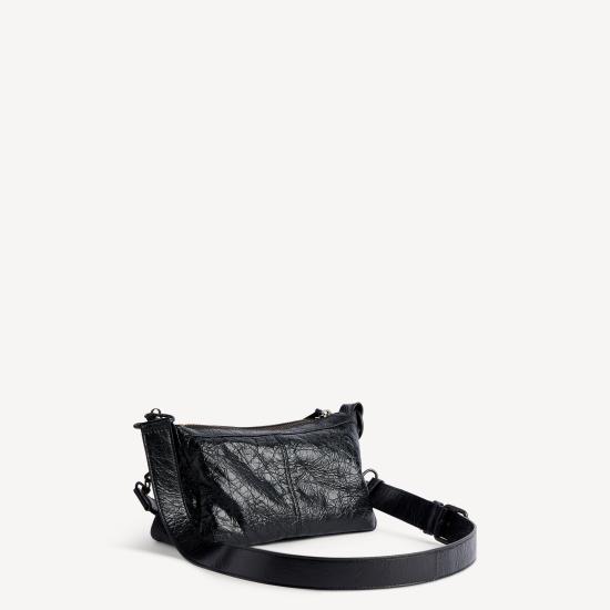 26SS 발렌시아가 르 시티 모토 미니백 866122 2ABEK 1000 BLACK DOM - BALENCIAGA