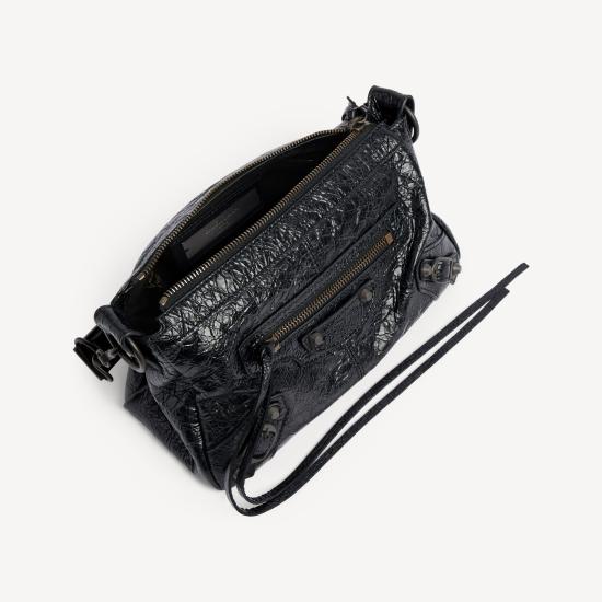 26SS 발렌시아가 르 시티 모토 미니백 866122 2ABEK 1000 BLACK DOM - BALENCIAGA