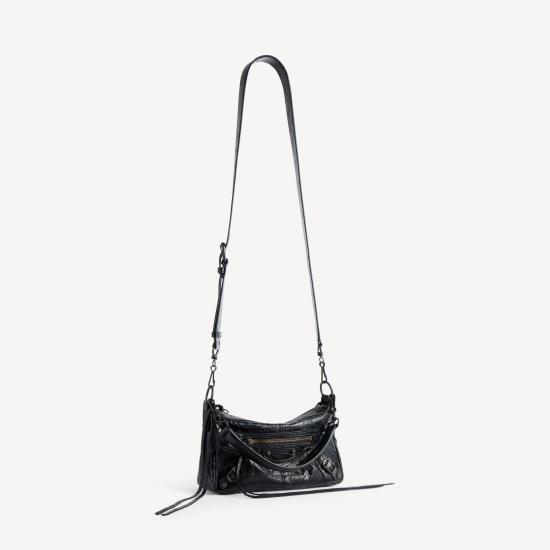 26SS 발렌시아가 르 시티 모토 미니백 866122 2ABEK 1000 BLACK DOM - BALENCIAGA