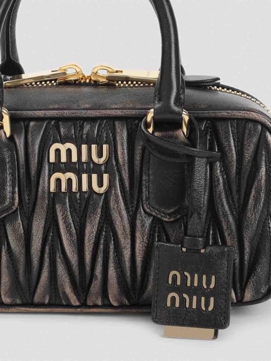 25FW 미우미우 토트백 5BB142VOONAF6QF0201 Brown - MIU MIU